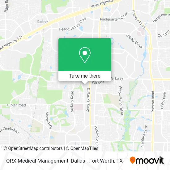 QRX Medical Management map