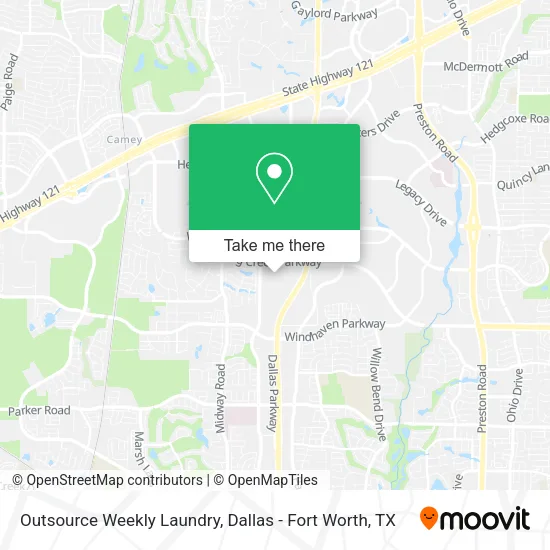 Outsource Weekly Laundry map