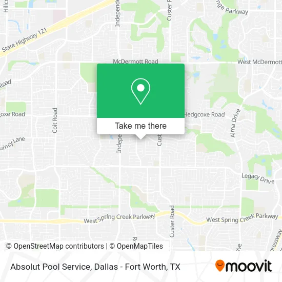 Absolut Pool Service map