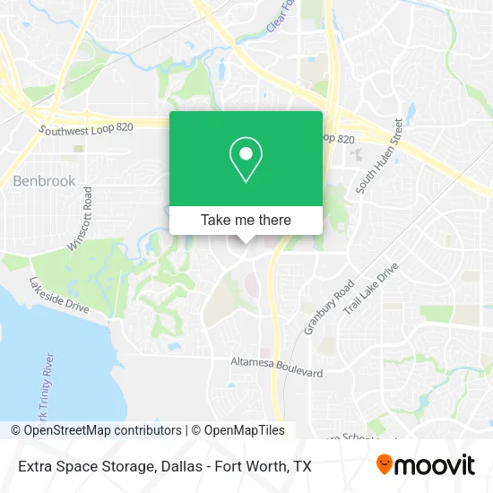Extra Space Storage map