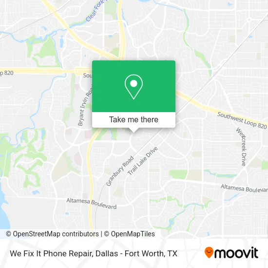 We Fix It Phone Repair map