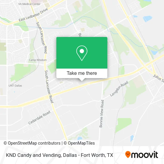 Mapa de KND Candy and Vending