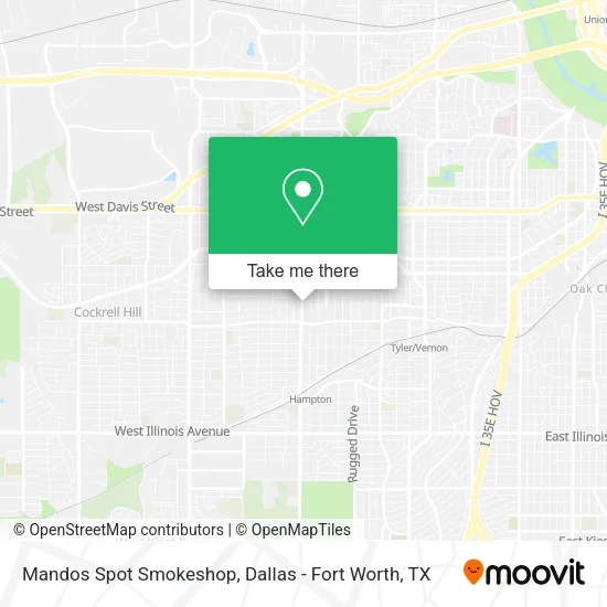 Mandos Spot Smokeshop map