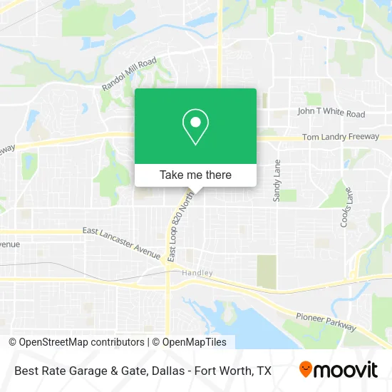 Best Rate Garage & Gate map
