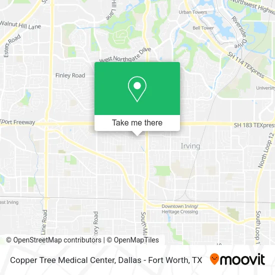 Mapa de Copper Tree Medical Center