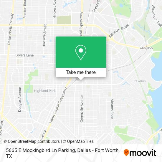 5665 E Mockingbird Ln Parking map