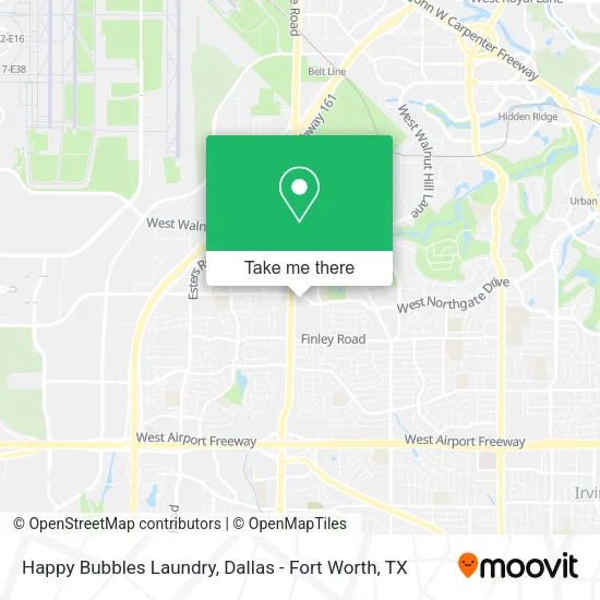 Happy Bubbles Laundry map