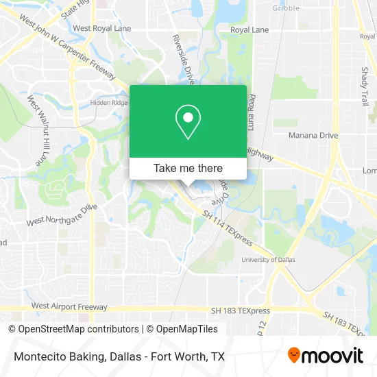 Mapa de Montecito Baking