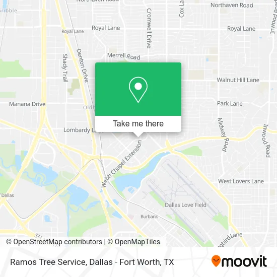 Ramos Tree Service map