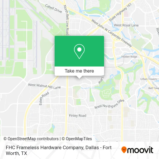 FHC Frameless Hardware Company map