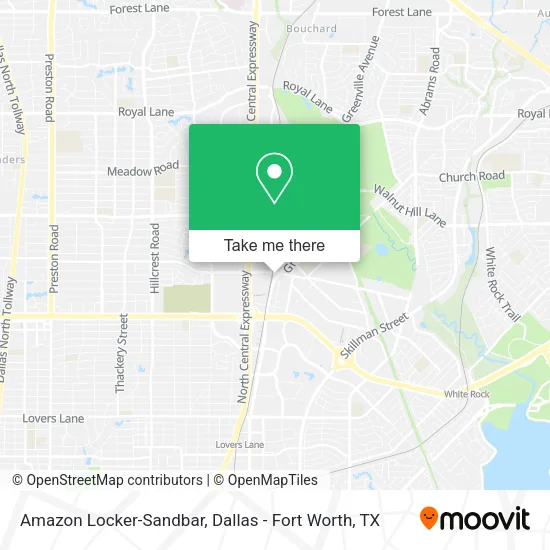Amazon Locker-Sandbar map