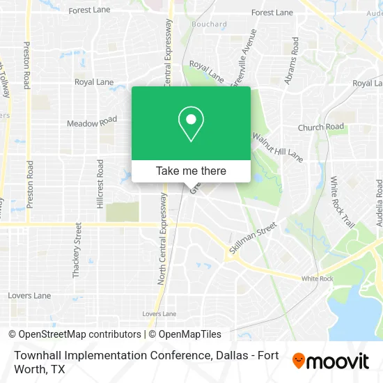 Townhall Implementation Conference map