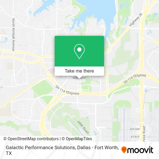 Galactic Performance Solutions map