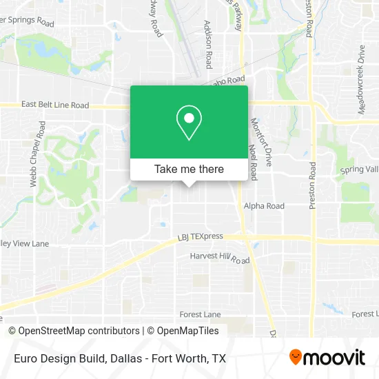 Euro Design Build map