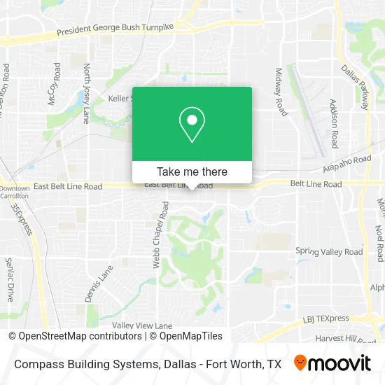 Compass Building Systems map