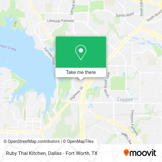 Ruby Thai Kitchen map