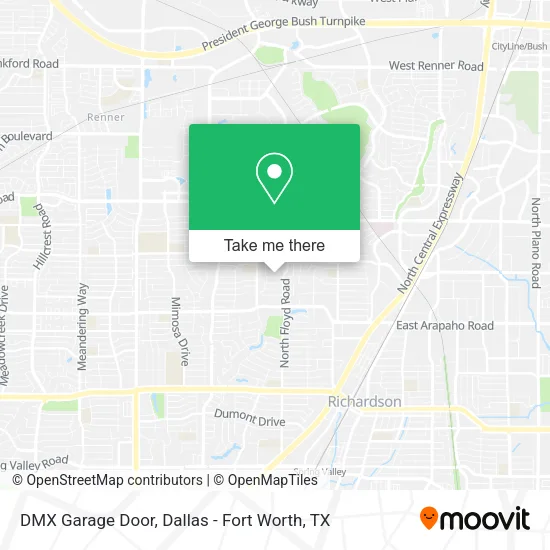 DMX Garage Door map