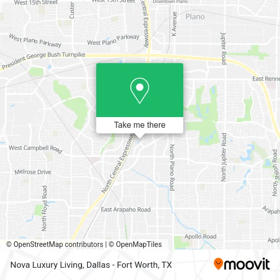 Mapa de Nova Luxury Living