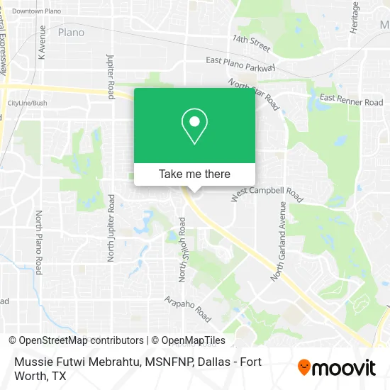 Mussie Futwi Mebrahtu, MSNFNP map