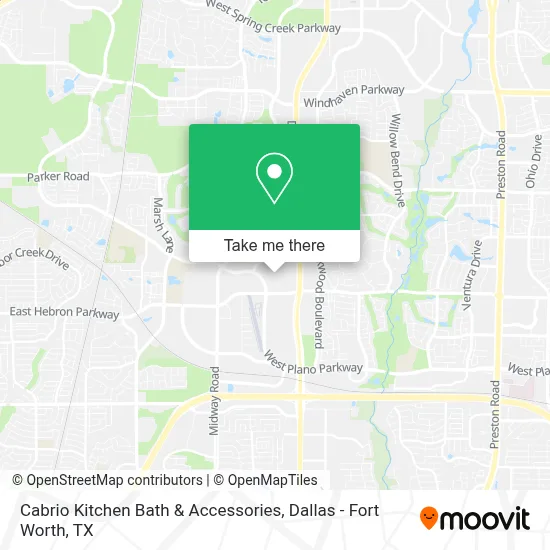 Cabrio Kitchen Bath & Accessories map