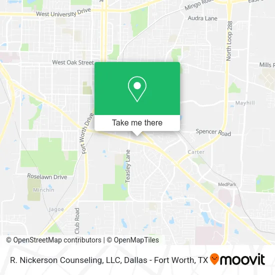 R. Nickerson Counseling, LLC map