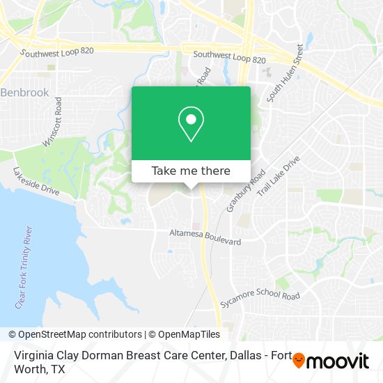 Virginia Clay Dorman Breast Care Center map