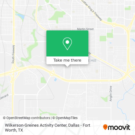Wilkerson-Greines Activity Center map