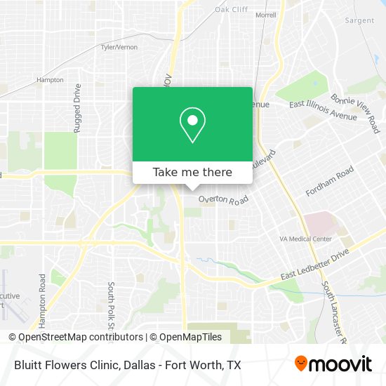 Bluitt Flowers Clinic map