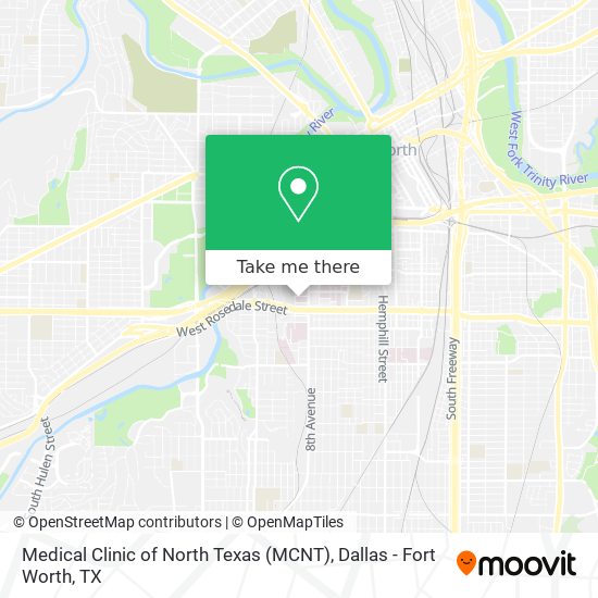 Medical Clinic of North Texas (MCNT) map