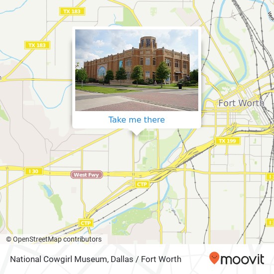 National Cowgirl Museum map