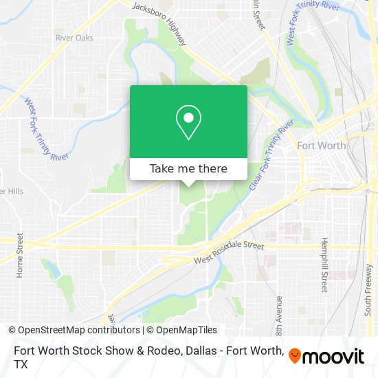 Fort Worth Stock Show & Rodeo map