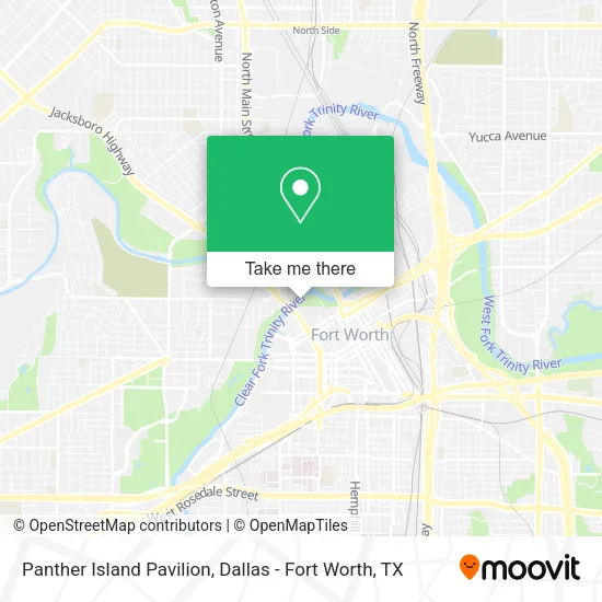 Panther Island Pavilion map