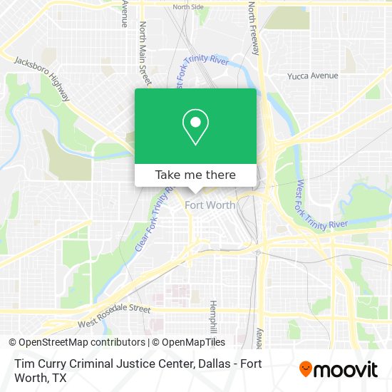 Mapa de Tim Curry Criminal Justice Center