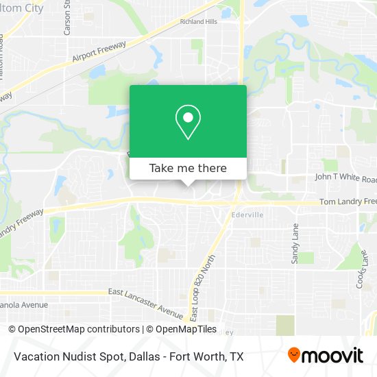 Mapa de Vacation Nudist Spot