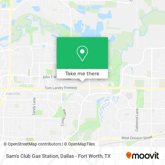 Sam's Club Gas Station map