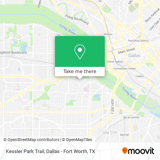 Kessler Park Trail map