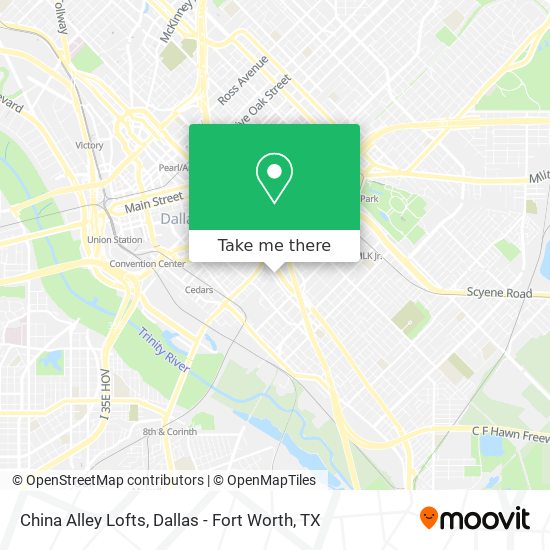 China Alley Lofts map