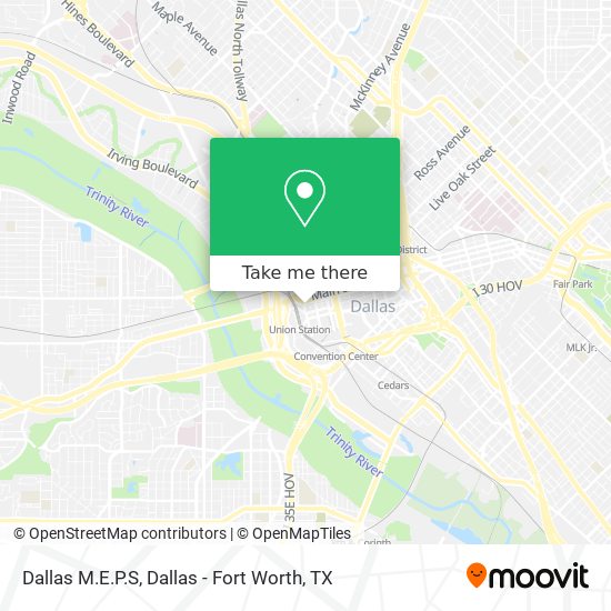Dallas M.E.P.S map