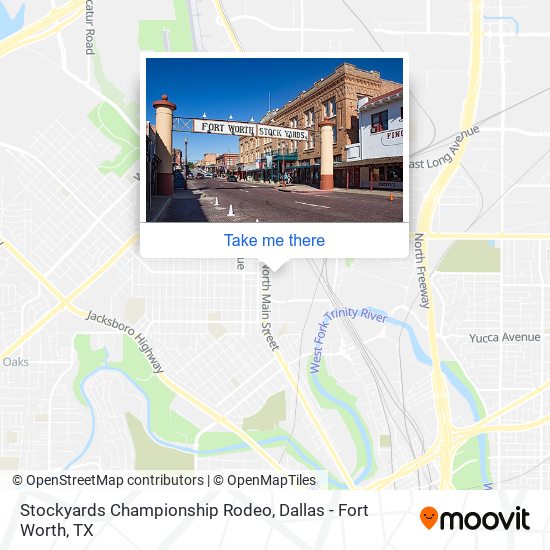 Stockyards Championship Rodeo map