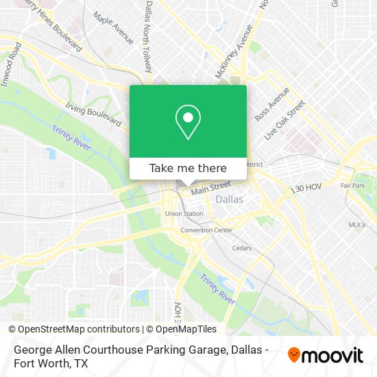 George Allen Courthouse Parking Garage map