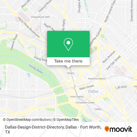 Dallas-Design-District-Directory map