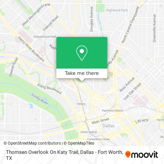 Mapa de Thomsen Overlook On Katy Trail