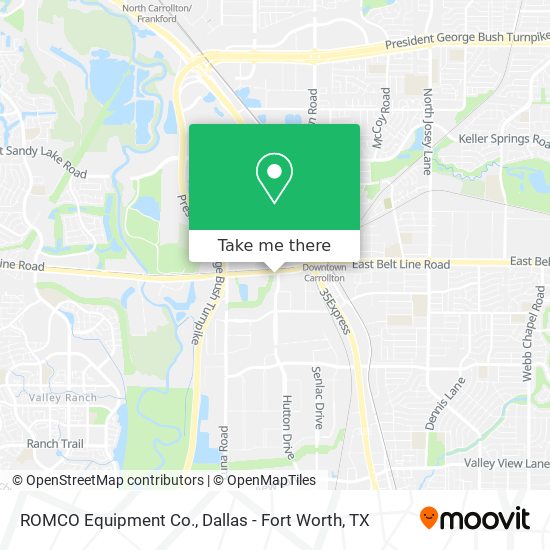 ROMCO Equipment Co. map