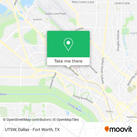 UTSW map