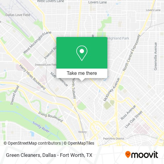 Green Cleaners map