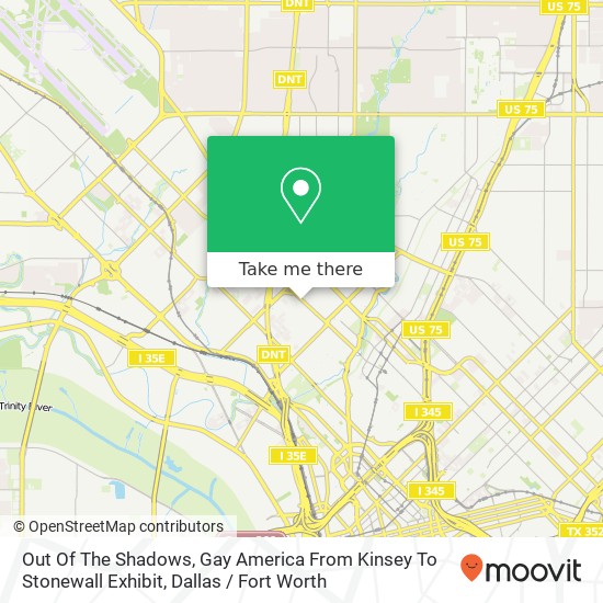 Out Of The Shadows, Gay America From Kinsey To Stonewall Exhibit map