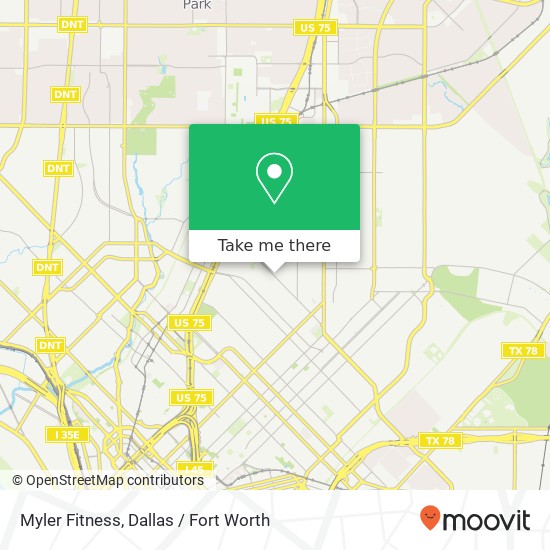 Myler Fitness map