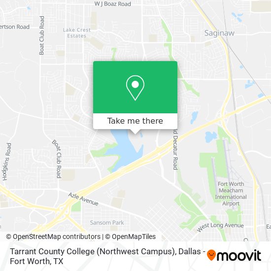 Tarrant County College (Northwest Campus) map