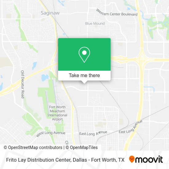 Frito Lay Distribution Center map