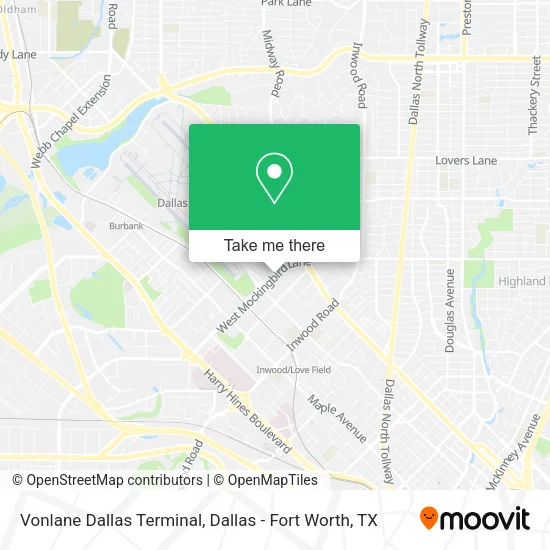 Vonlane Dallas Terminal map